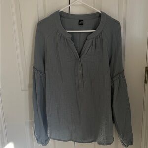 SHEIN Women's Gray Blouse